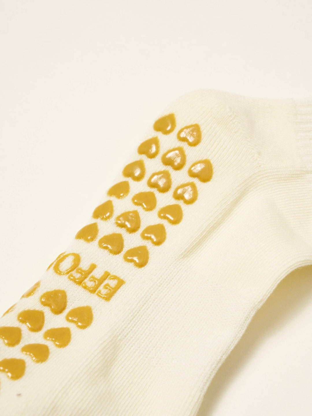 🎀 Gold Bow Ruffle Grip Sock | Pilates Socks - Echo Market