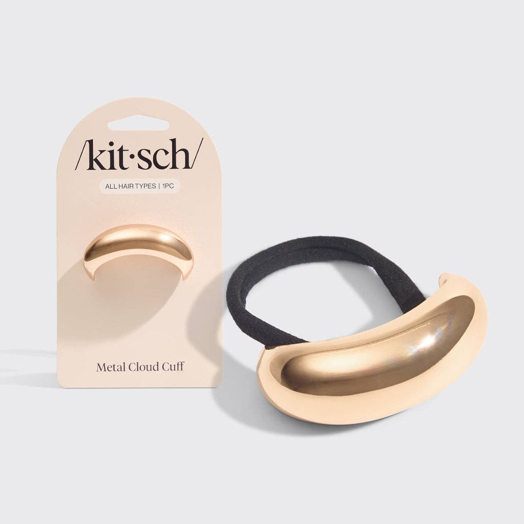 Gold Metal Cloud Cuff - Echo Market