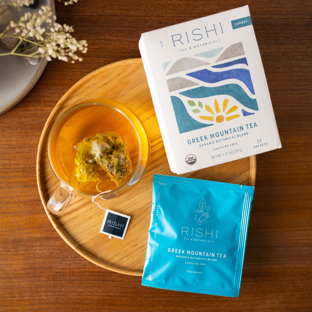 Greek Mountain Tea Organic Herbal Tea Sachets - Echo Market