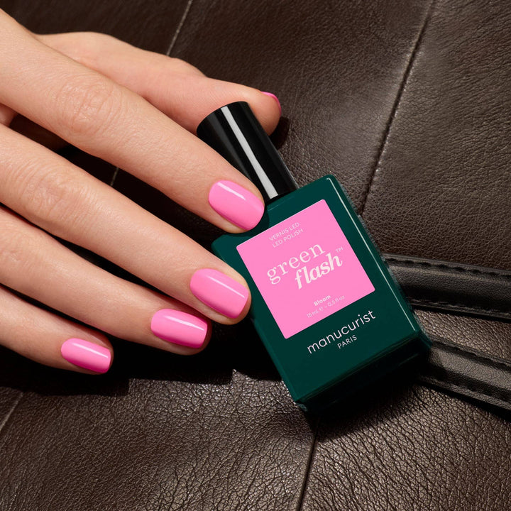 Nail polish bottle labeled &