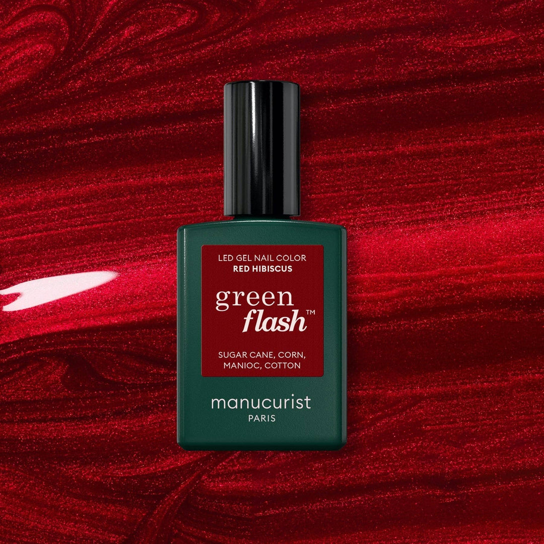 Green Flash™ Led Gel Polish | Red HIbsicus - Echo Market