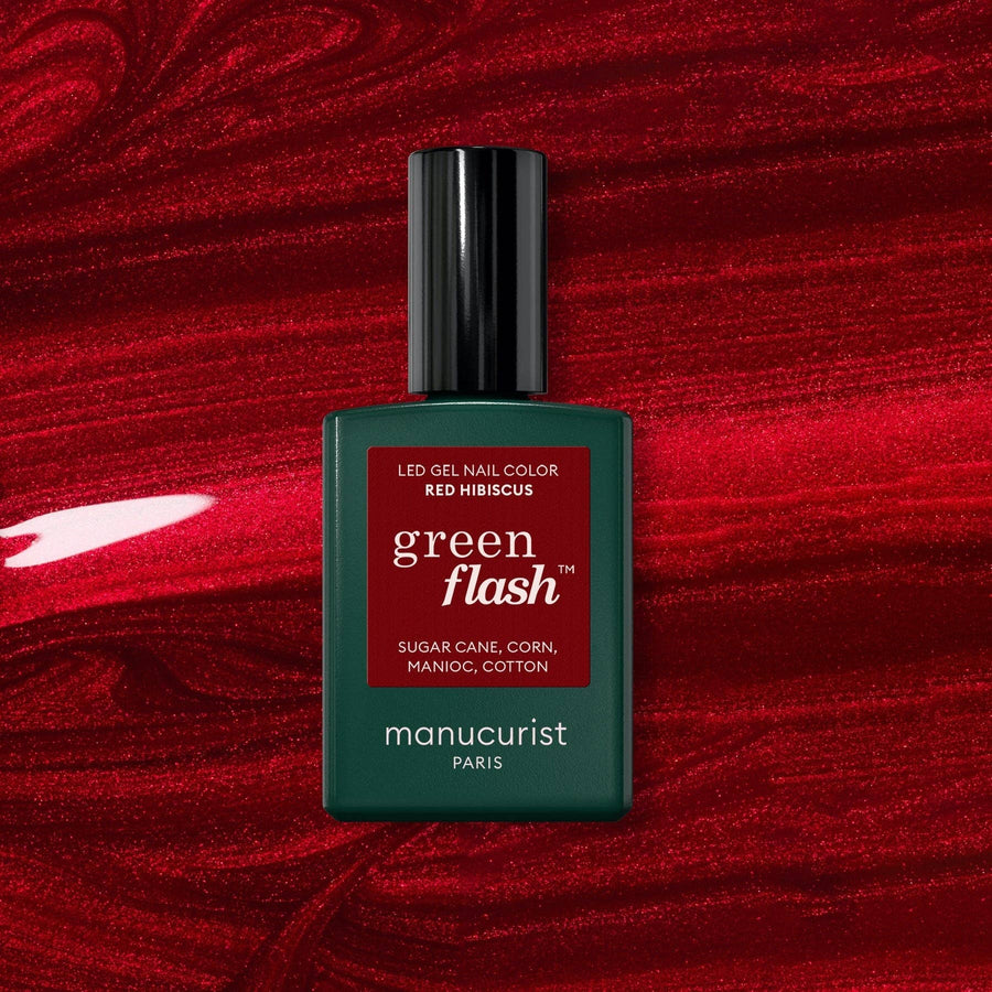 Green Flash™ Led Gel Polish | Red HIbsicus - Echo Market