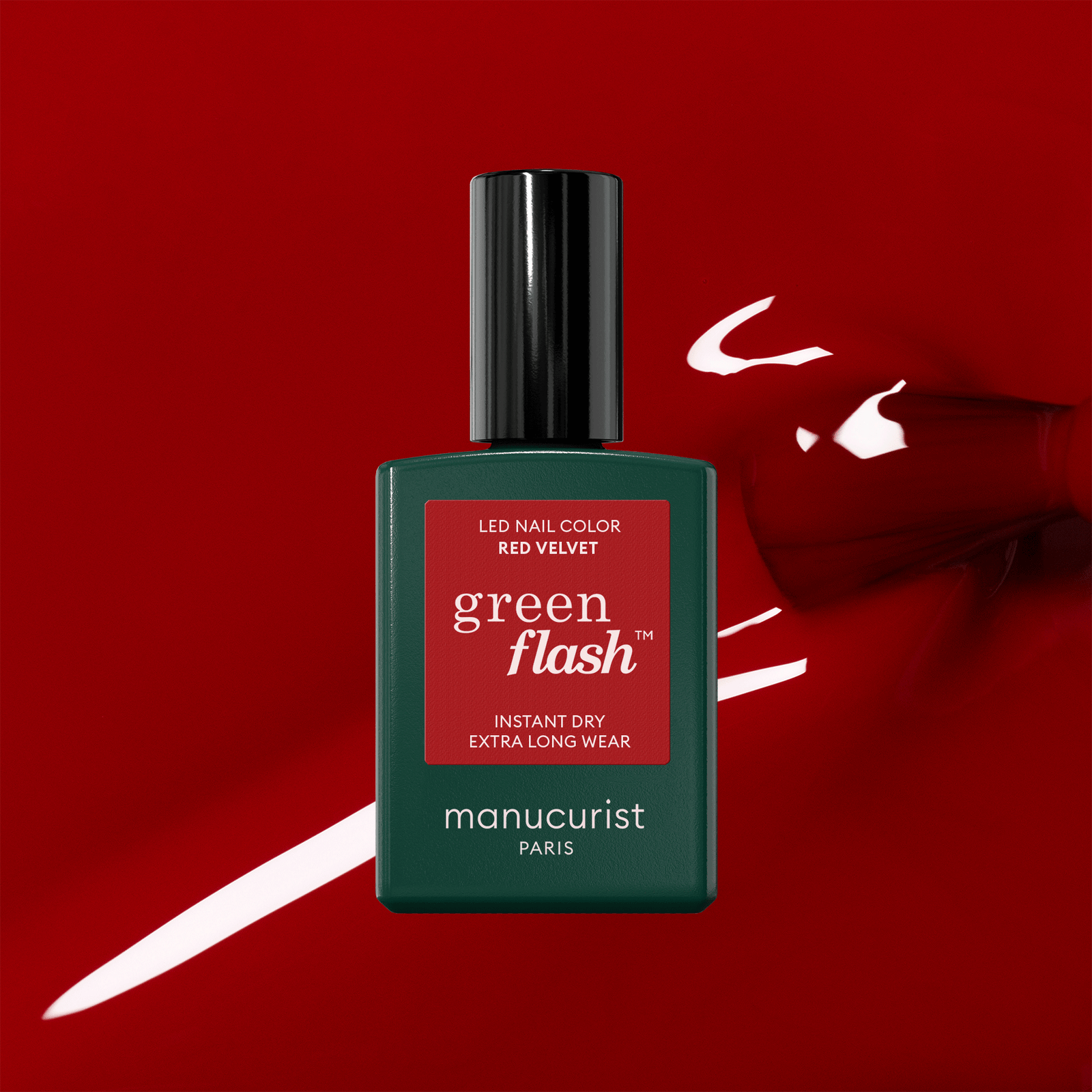 Green Flash™ Led Gel Polish | Red Velvet - Echo Market