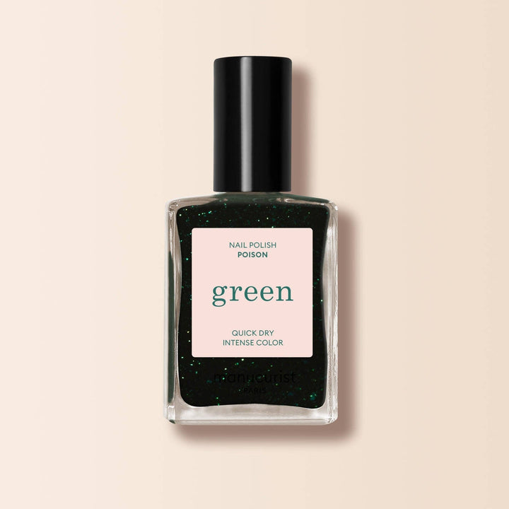 Nail polish bottle labeled &