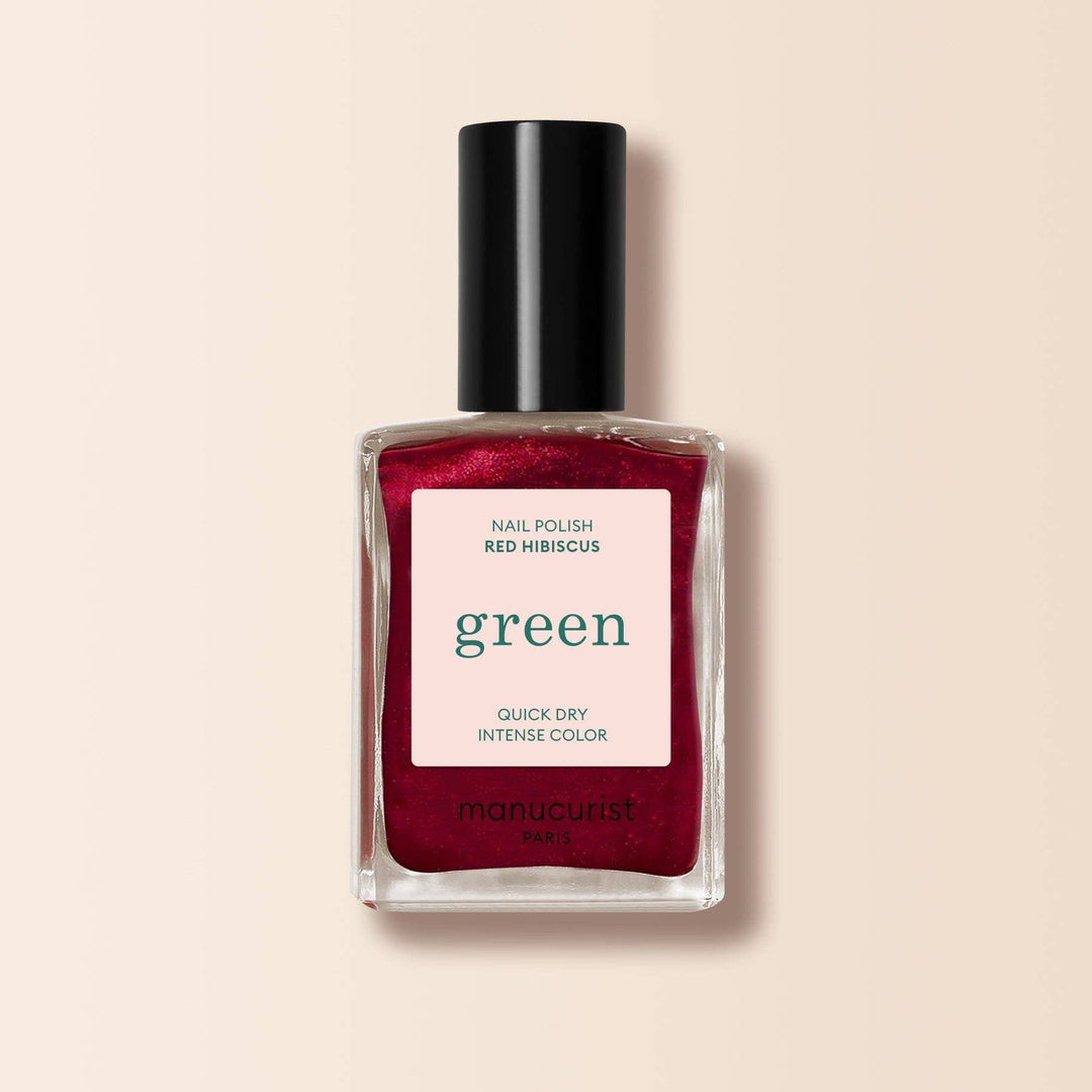 Green™ Natural Nail Polish | Red Hibiscus - Echo Market