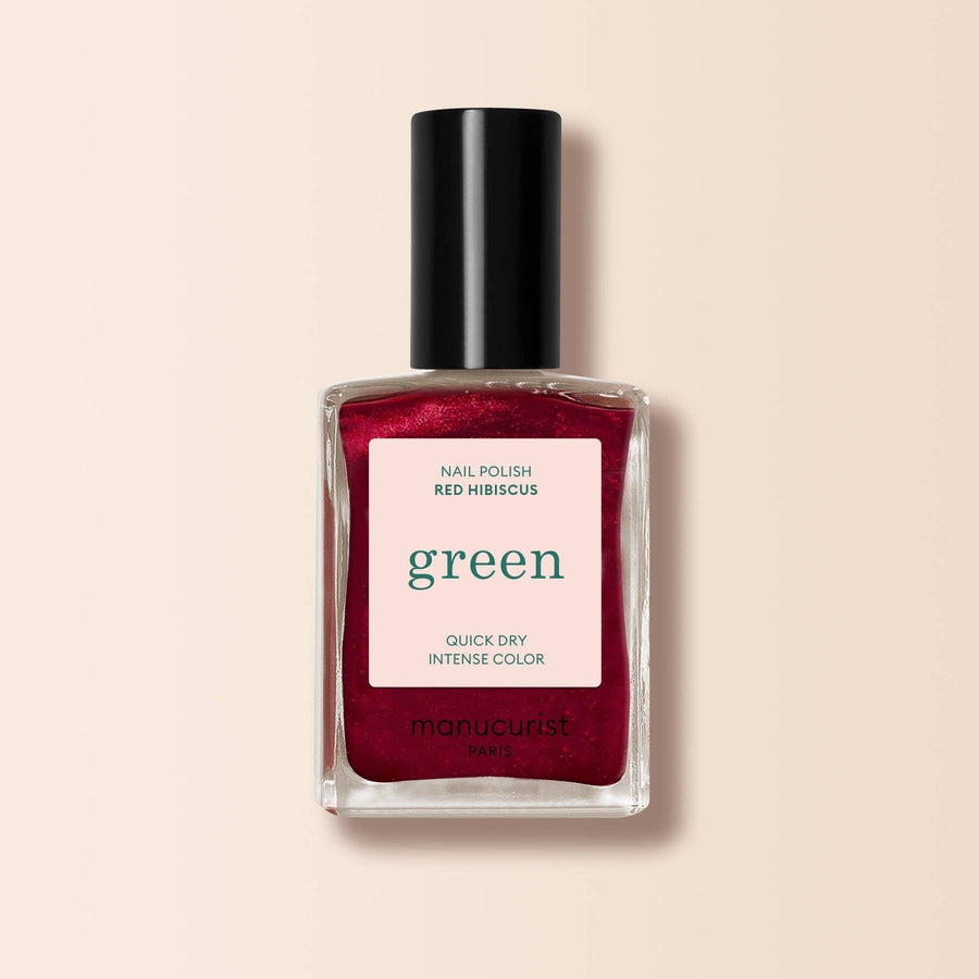 Green™ Natural Nail Polish | Red Hibiscus - Echo Market