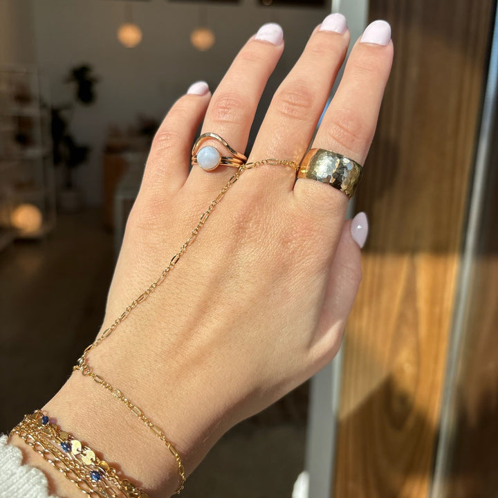 Hammered Dome Ring | 14k Gold Fill - Echo Market