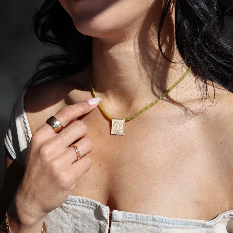 Hammered Dome Ring | 14k Gold Fill - Echo Market