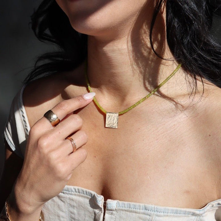 Hammered Dome Ring | 14k Gold Fill - Echo Market