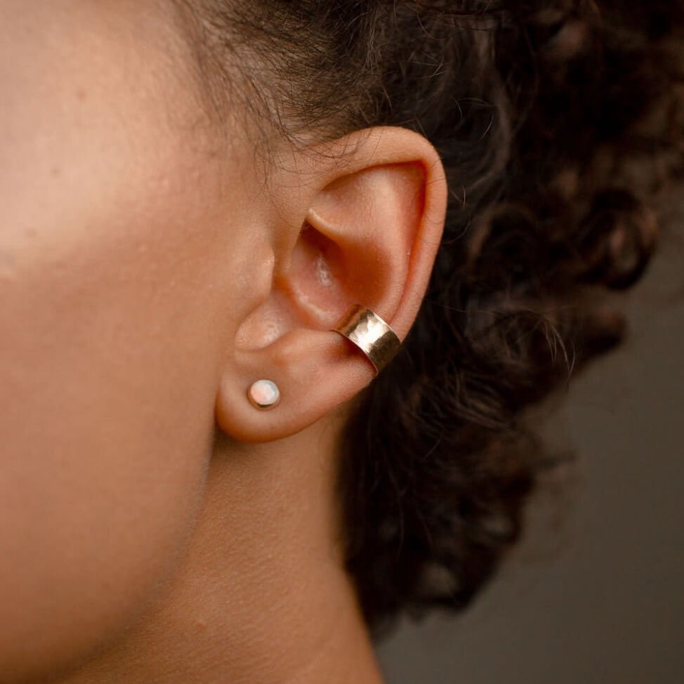 Hammered Ear Cuff - Echo Market