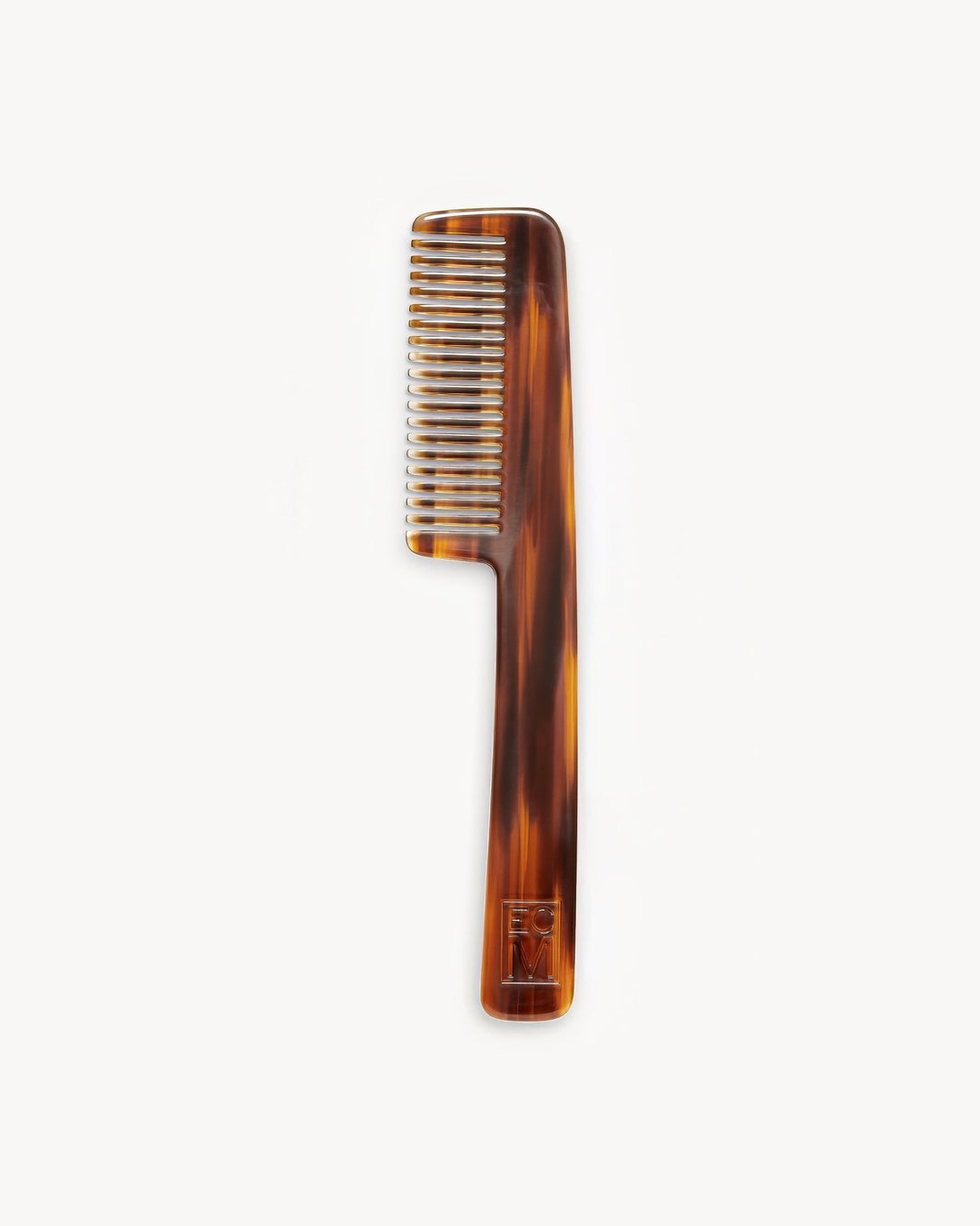 Bourbon-patterned handle comb on a white background