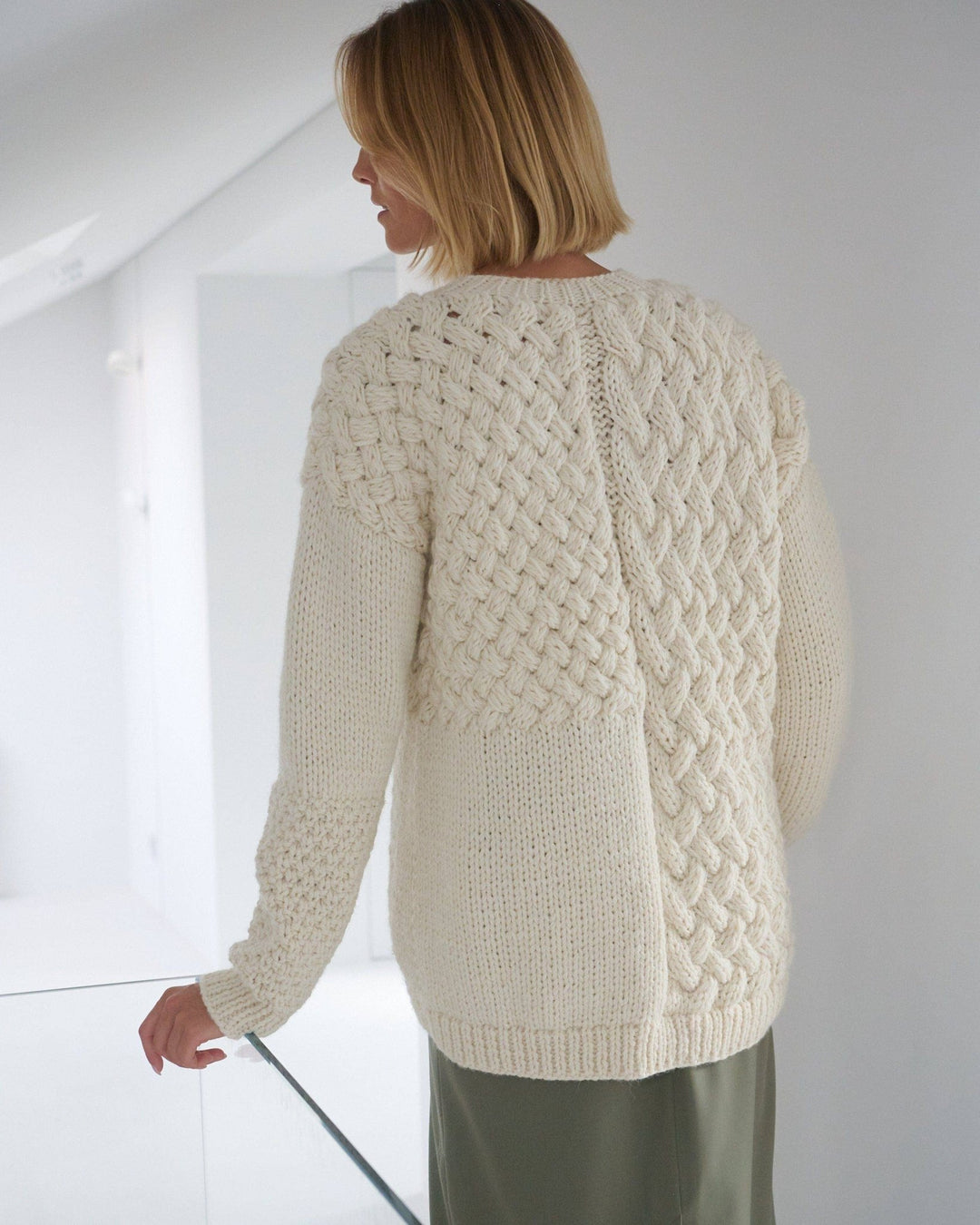 Heartbreaker | Alpaca & Wool Sweater in Sea Salt - Echo Market