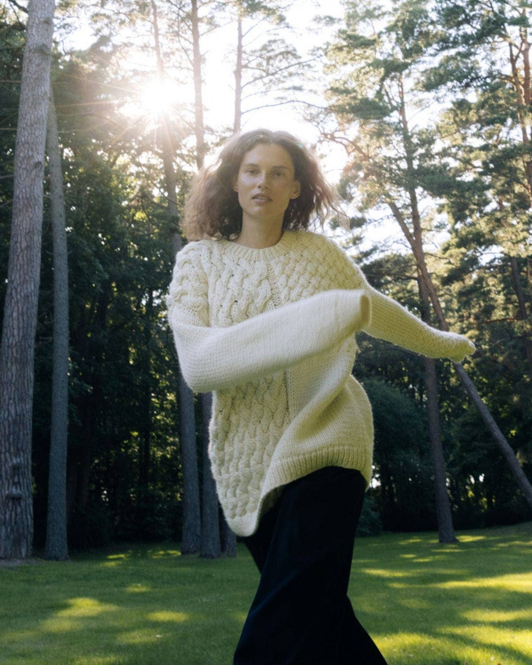 Heartbreaker | Alpaca & Wool Sweater in Sea Salt - Echo Market