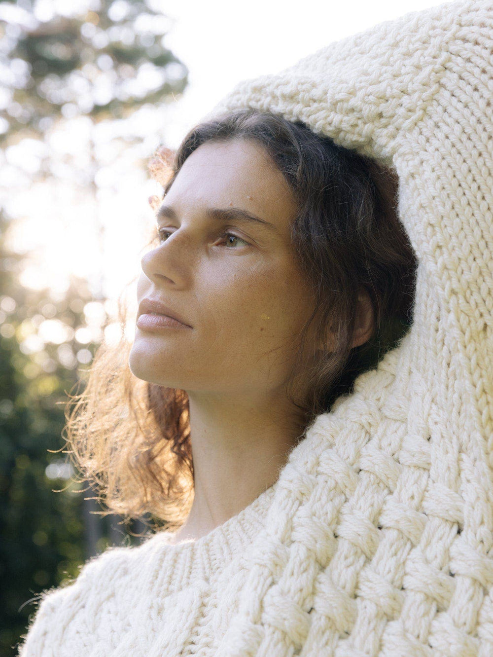 Heartbreaker | Alpaca & Wool Sweater in Sea Salt - Echo Market