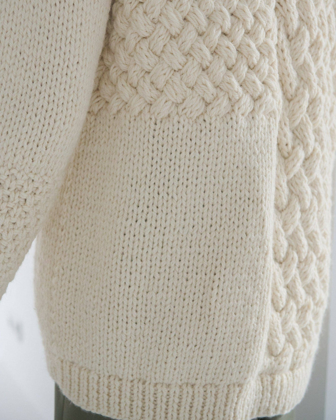 Heartbreaker | Alpaca & Wool Sweater in Sea Salt - Echo Market