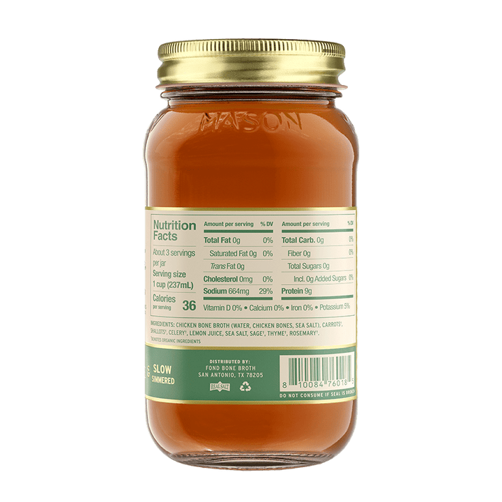 Herb Pasture - Raised Regenerative Chicken Bone Broth - Echo Market