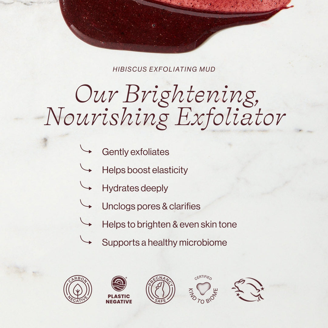 Hibiscus Exfoliating Mud Mask and Scrub (New) - Echo Market