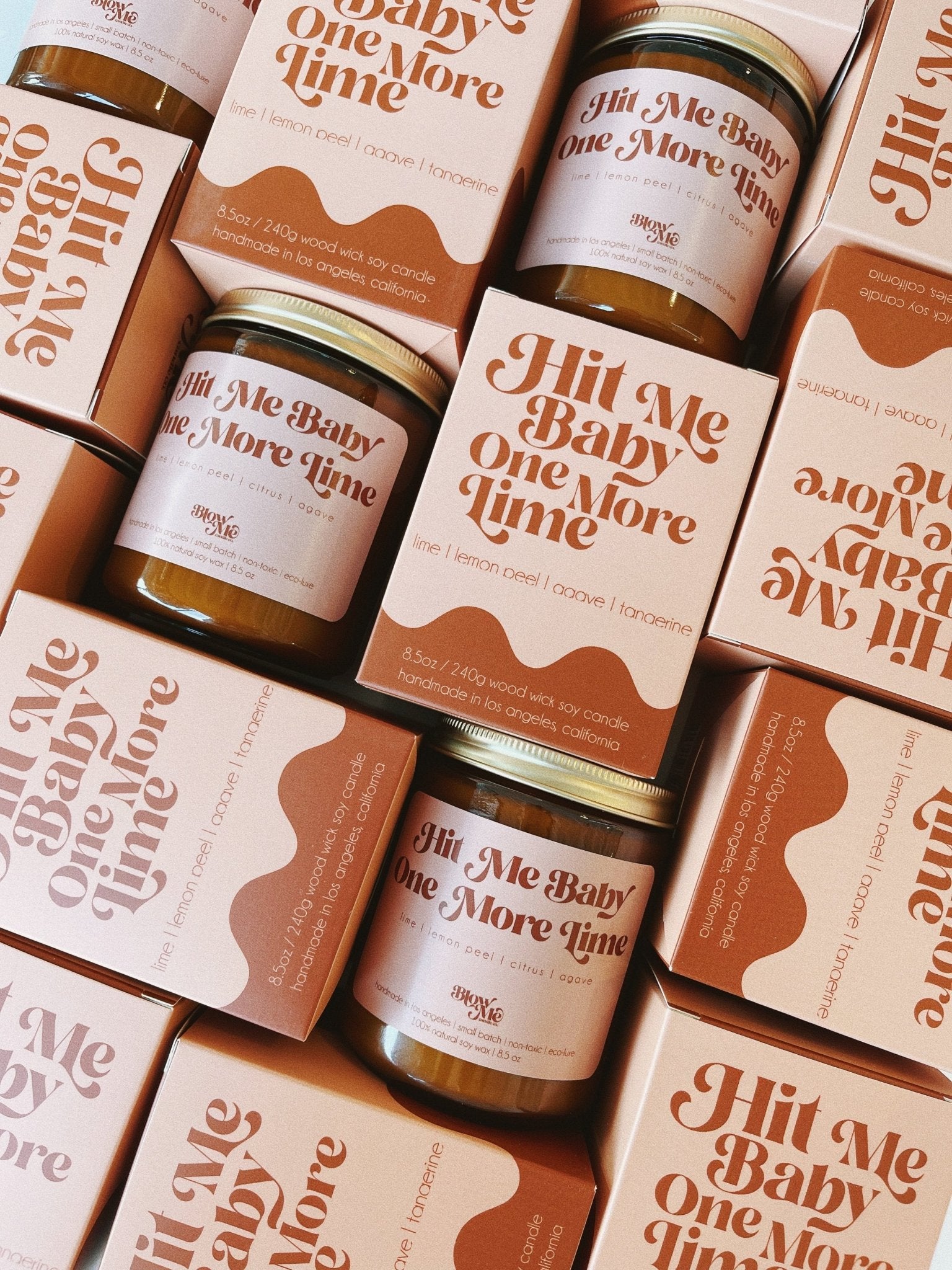 'Hit Me Baby One More Lime' Candle - Echo Market