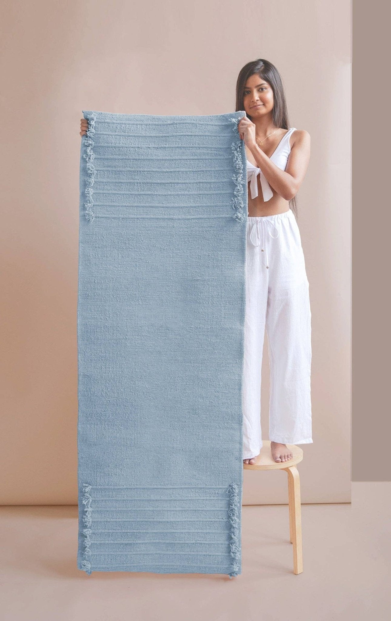 Indigo Moon | Organic Cotton & Herbal-Dyed Yoga Mat - Echo Market