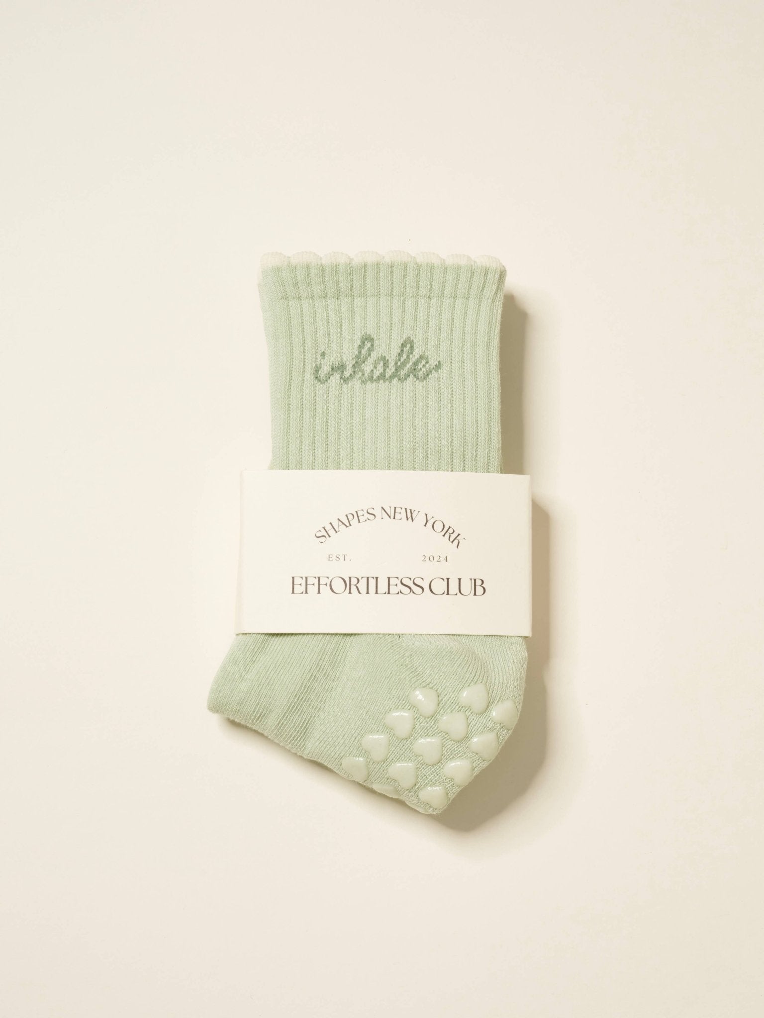 🧘🏼‍♀️ Inhale Exhale Grip Sock | Pilates Socks - Echo Market