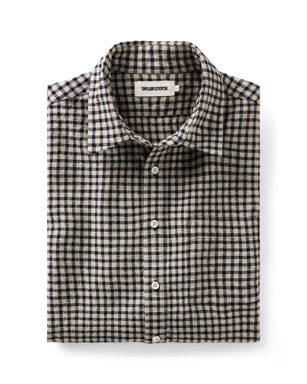 The California Shirt in Breaker Gingham is displayed on a clean white background. The brand name &