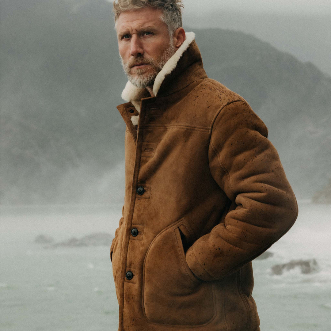 The High Plains Coat | Walnut Shearling