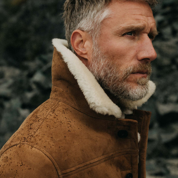 The High Plains Coat | Walnut Shearling