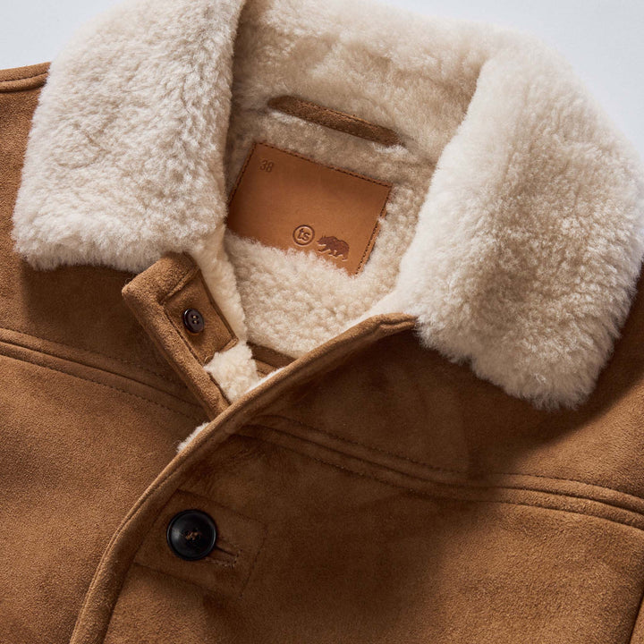 The High Plains Coat | Walnut Shearling