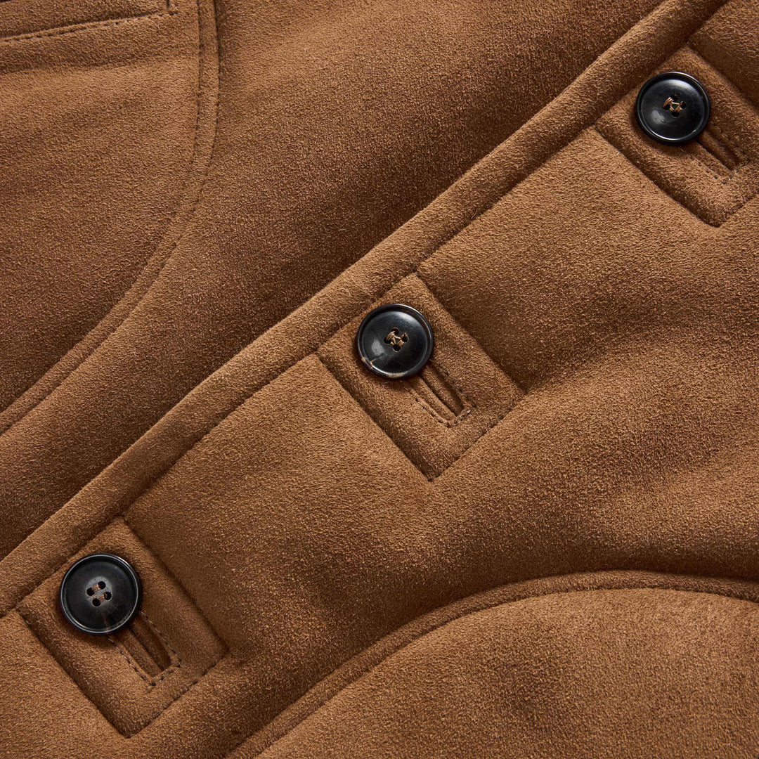 The High Plains Coat | Walnut Shearling