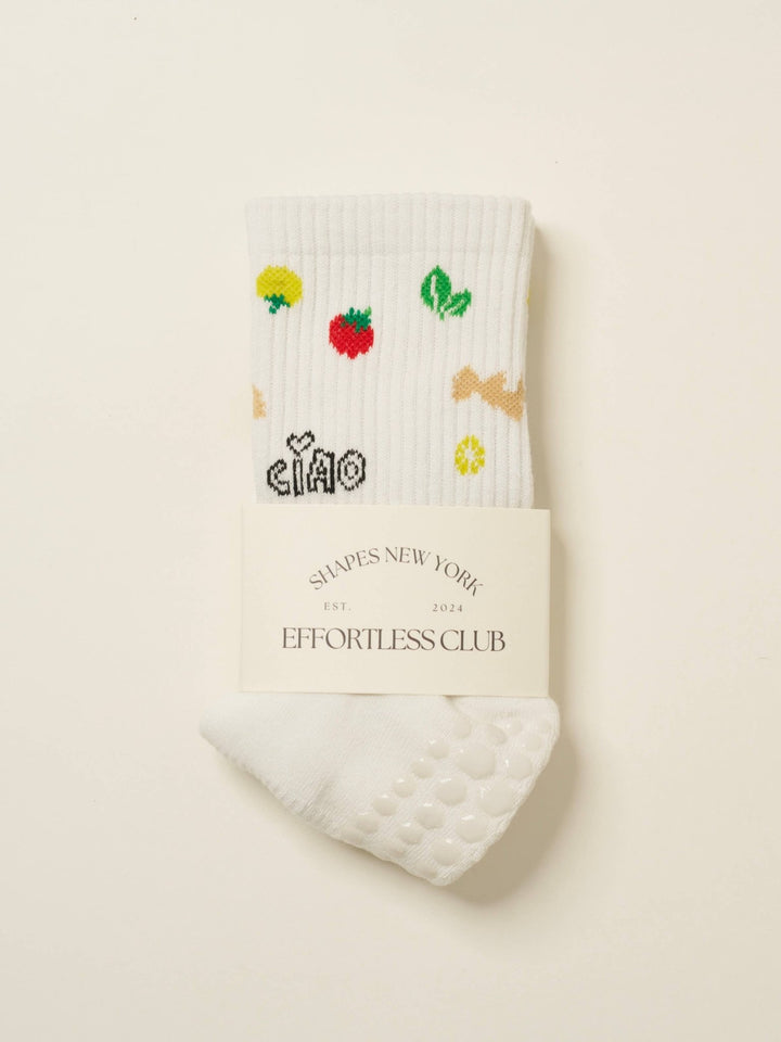 🇮🇹 Italian Vacay Grip Sock | Pilates Socks - Echo Market
