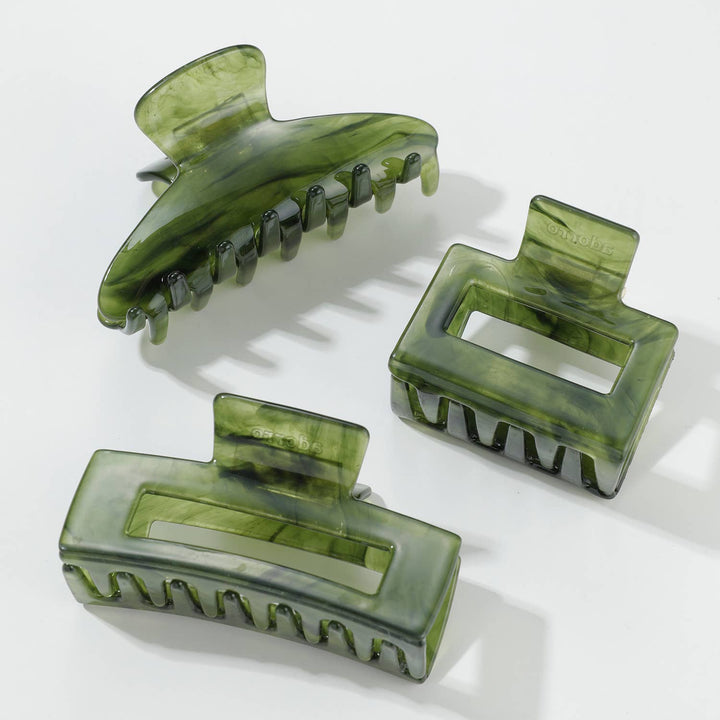 Jade Green | Small/Medium Claw Clips - Echo Market