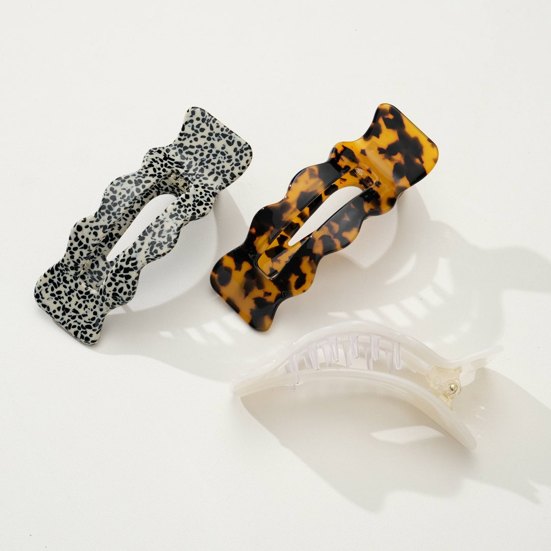 Jane Core | Scalloped Flat Claw Clip - Echo Market