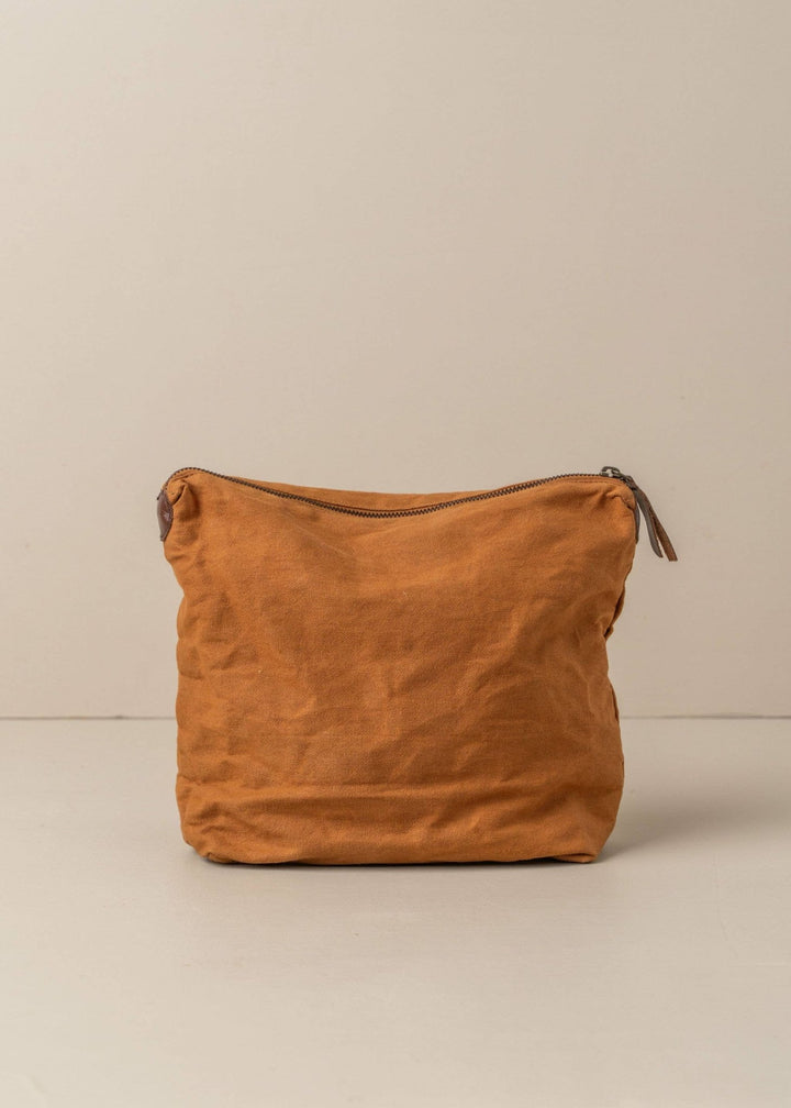 Journey Makeup Canvas Bag | Terracotta - Echo Market