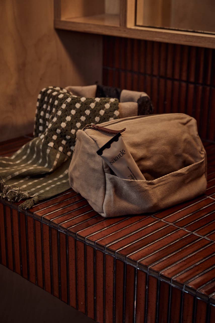 Journey Toiletry Canvas Bag | Clay - Echo Market