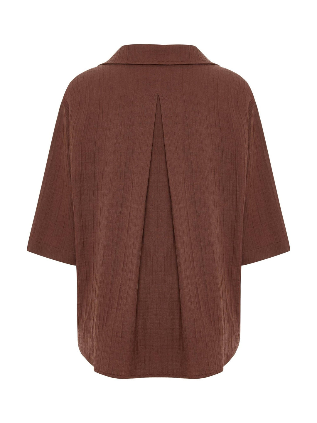 Kaya Boyfriend Shirt | Terracotta - Echo Market