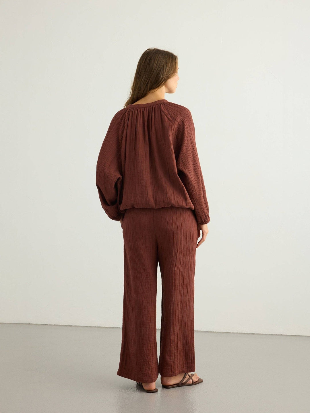 Kaya Drawstring Pants | Terracotta - Echo Market