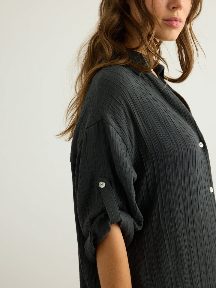 Kaya Oversized Shirt Dress - Echo Market