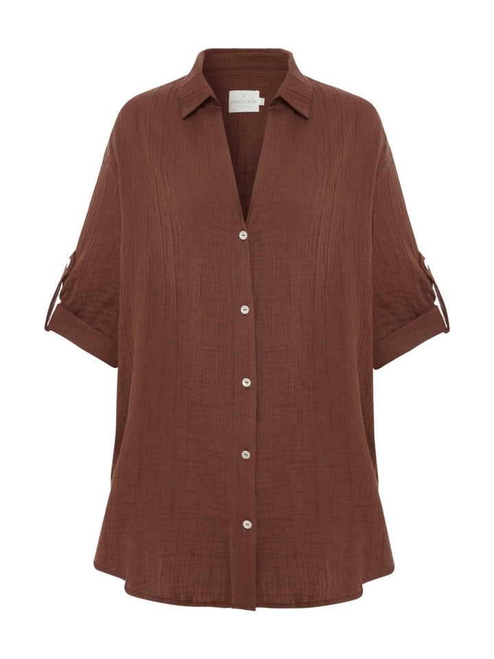 Kaya Oversized Shirt Dress - Echo Market