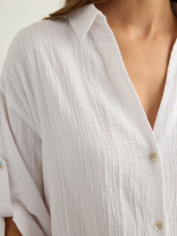 Kaya Oversized Shirt Dress - Echo Market