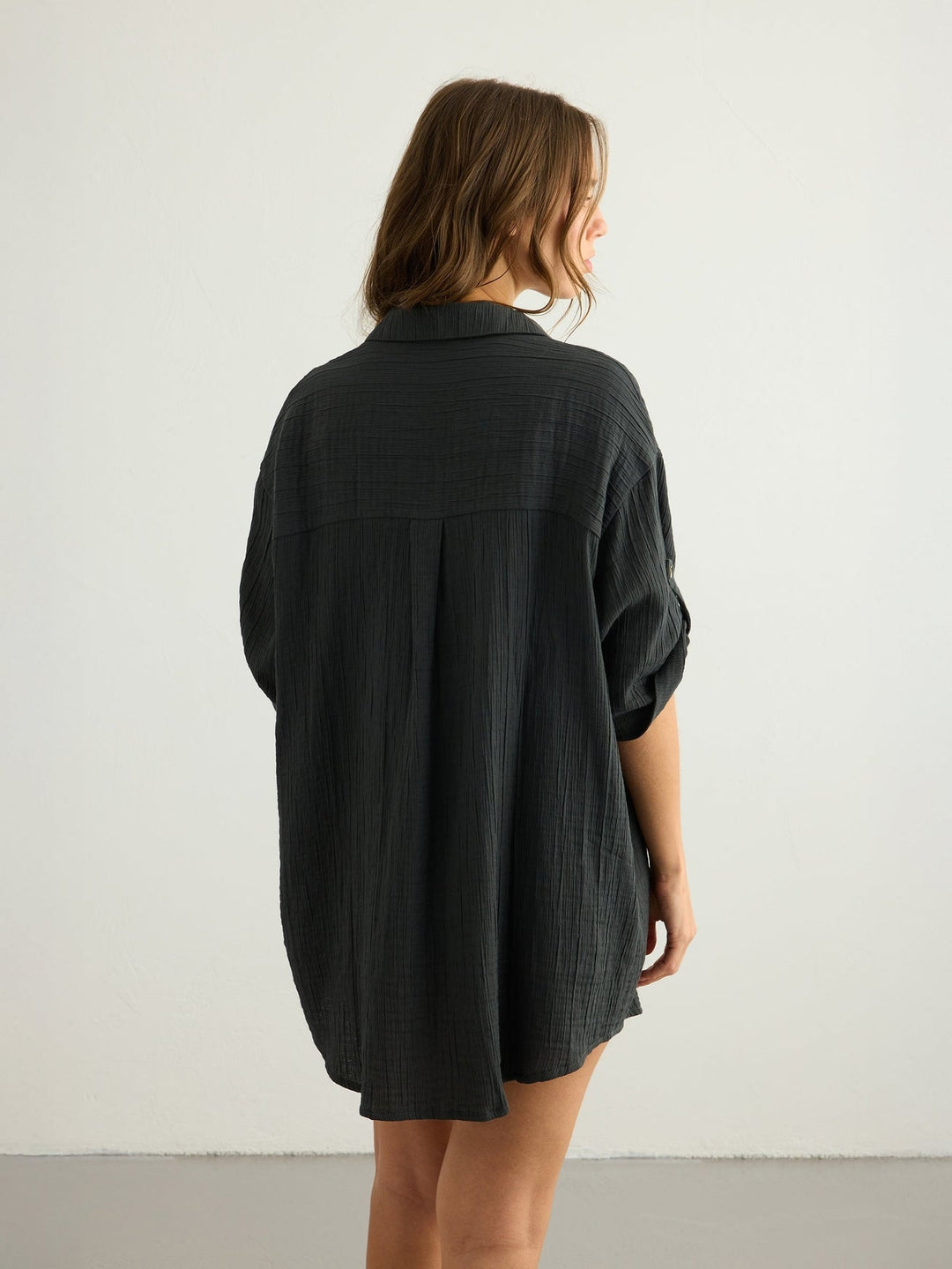 Kaya Oversized Shirt Dress - Echo Market