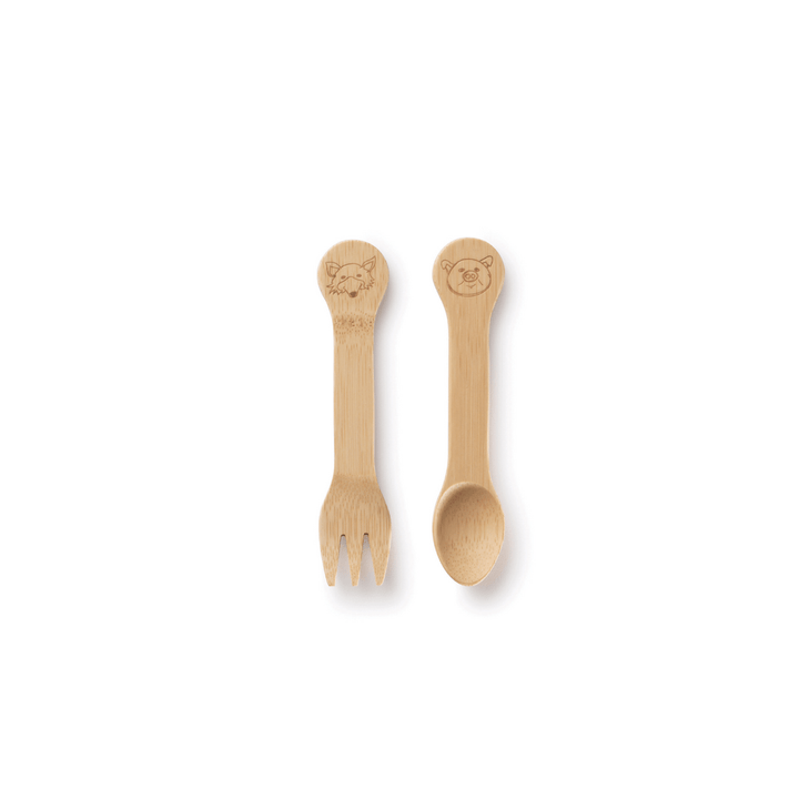 Kid's Bamboo Fork and Spoon - Echo Market