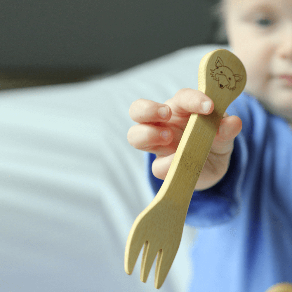 Kid's Bamboo Fork and Spoon - Echo Market