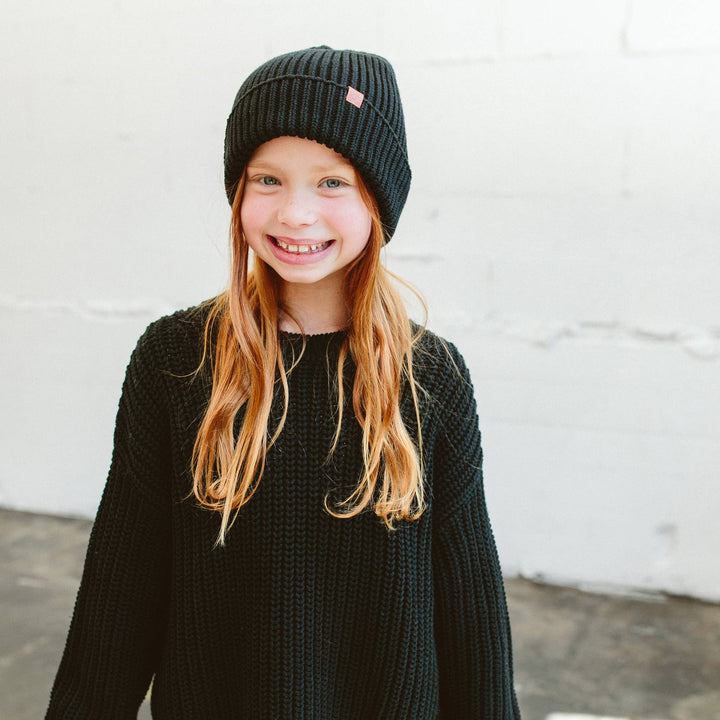 Kids' Organic Cotton Knit Beanie - Echo Market