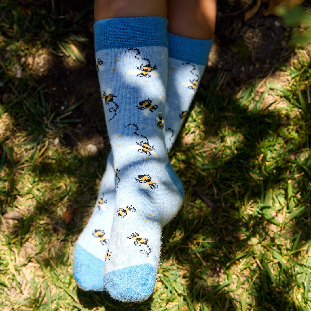 Kids' Socks that Protect Bees | Bumble Bliss - Echo Market