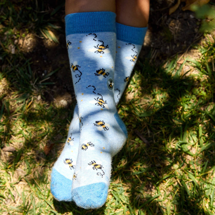 Kids' Socks that Protect Bees | Bumble Bliss - Echo Market