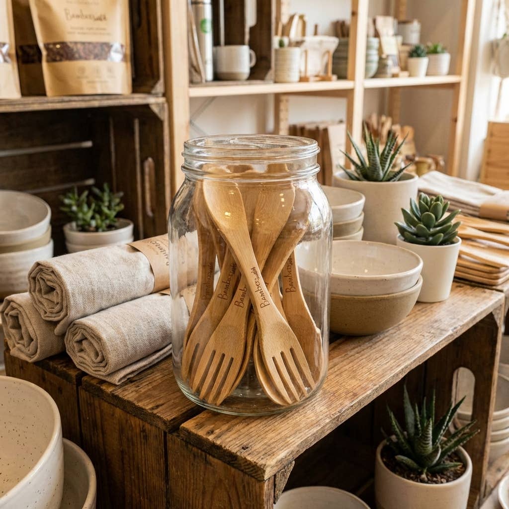 Large Bamboo Spork - Echo Market