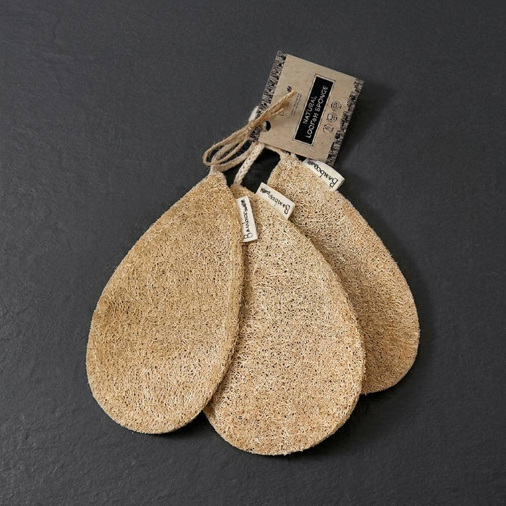 Large Exfoliating Teardrop Loofah | Set of 3 - Echo Market