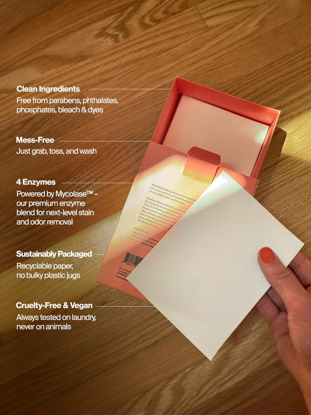 Laundry Detergent Sheets | 50 Loads - Echo Market