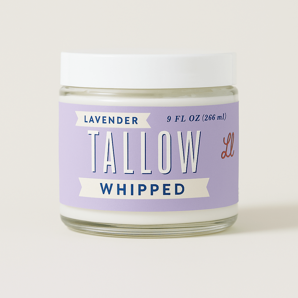 Lavender Whipped Tallow | All Natural Grass Fed Beef Tallow  - Echo Market