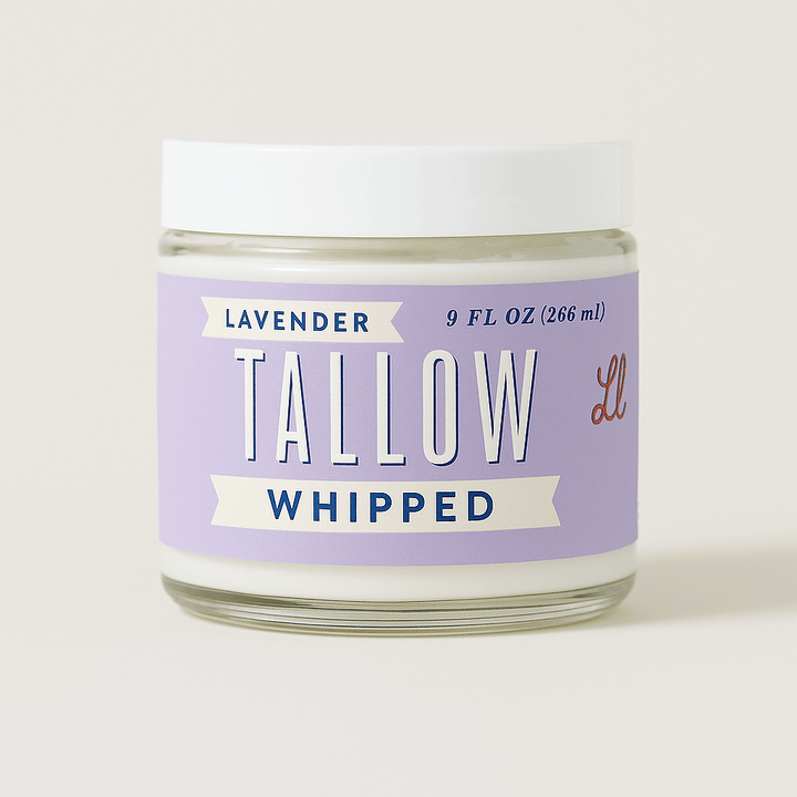 Lavender Whipped Tallow | All Natural Grass Fed Beef Tallow  - Echo Market